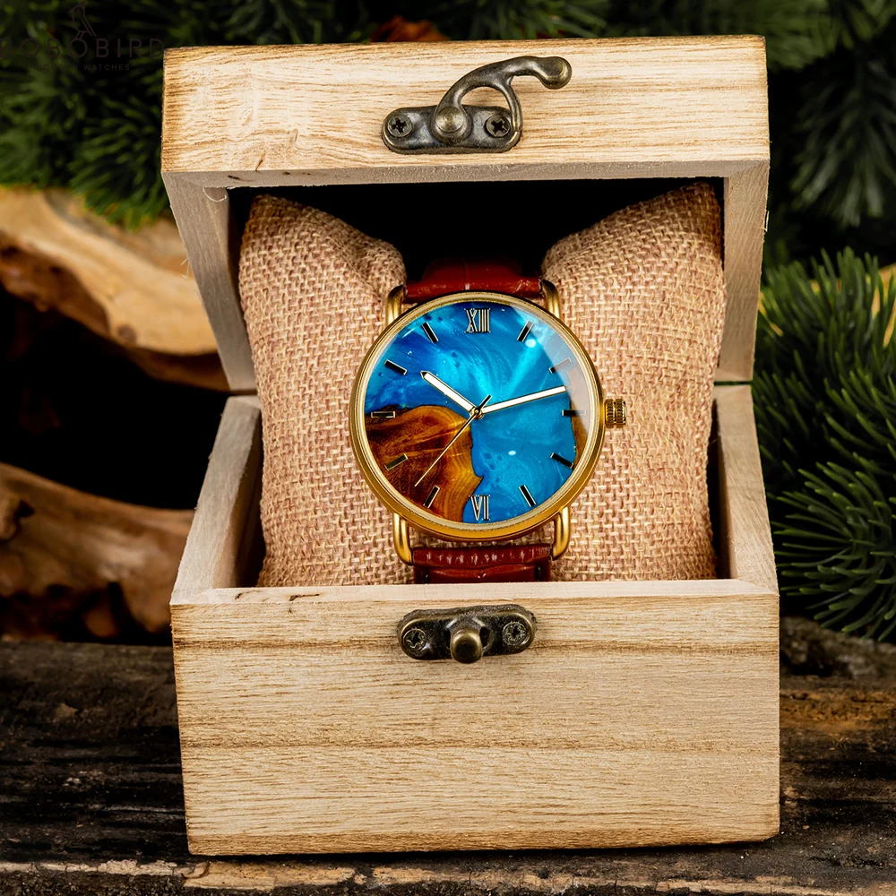 Quartz BOBO BIRD Wood Wristwatch