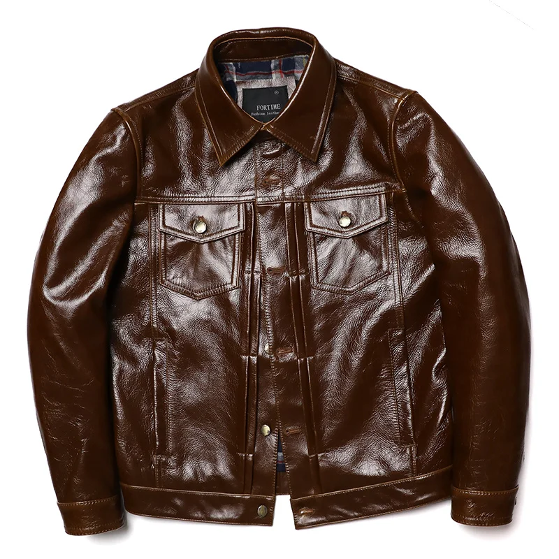 Leather Bomber Jacket